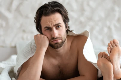 Man in bed